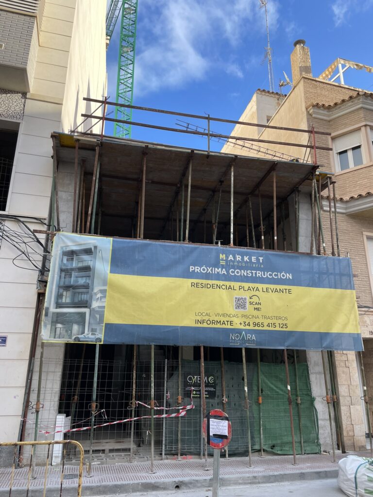 Playa Levante - Progreso Obra 1